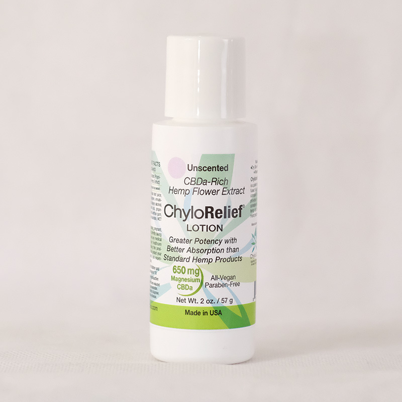 CBDa Lotion for Pain and Inflammation Relief from Chylobinoid with CBD ChyloRelief